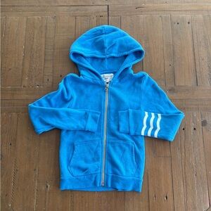 Sol Angeles coastal wave zip front hoodie